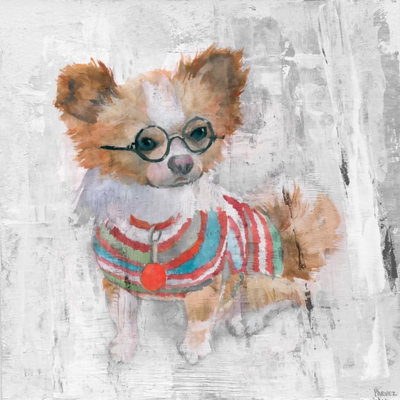 Parvez Taj Charming Chihuahua Canvas Wall Art