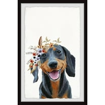 Parvez Taj Cheerful Puppy Framed Wall Art