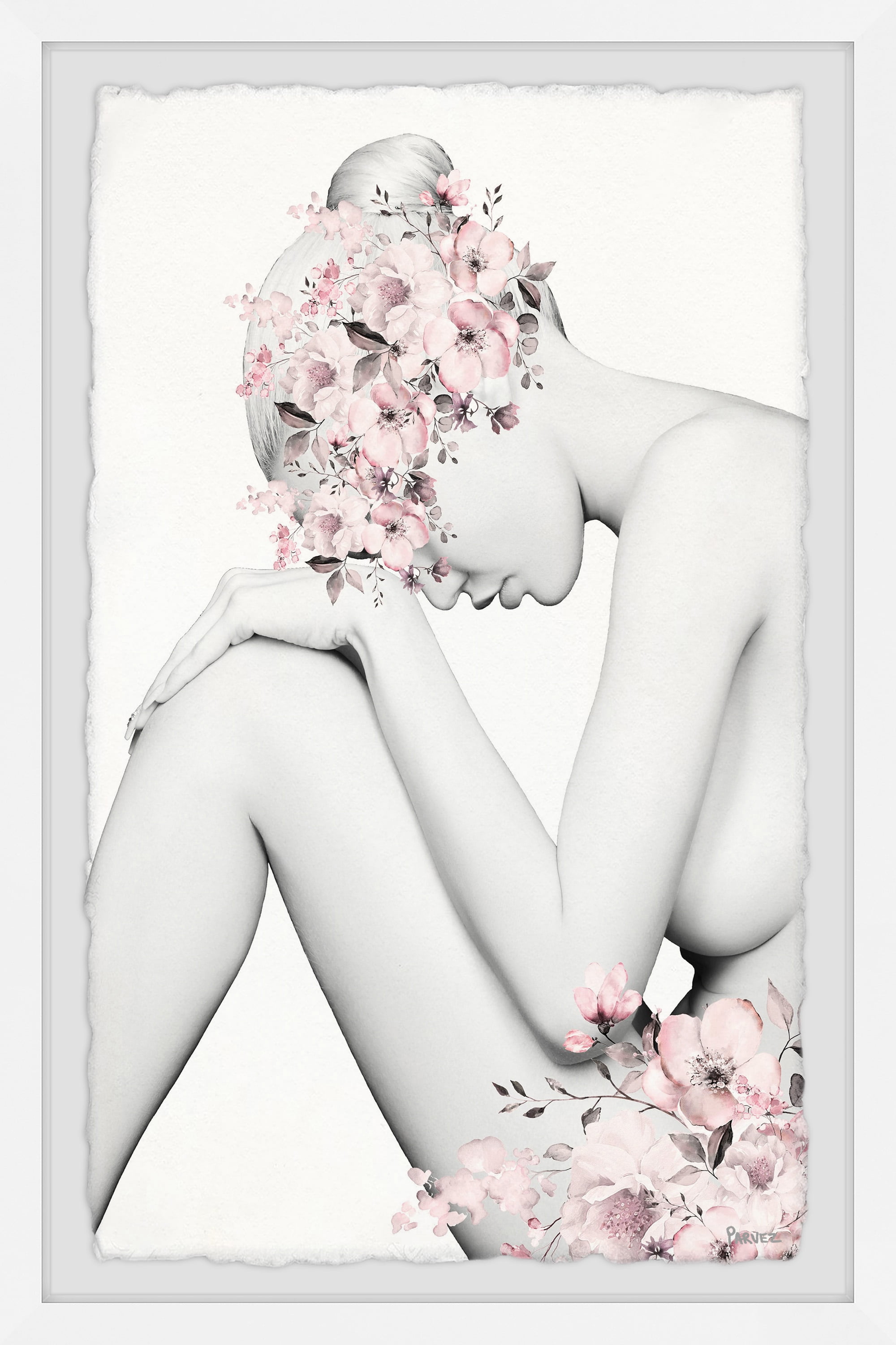 Parvez Taj Cherry Bloom Framed Wall Art