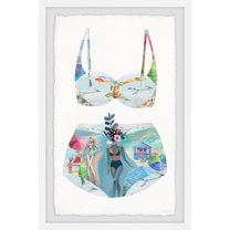 Parvez Taj Chilling Babe Swimsuit Framed Wall Art