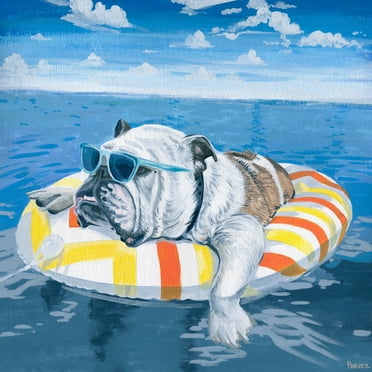 Parvez Taj Chilling at the Beach Canvas Wall Art