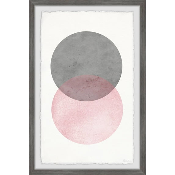 Parvez Taj Circle Texture Framed Wall Art