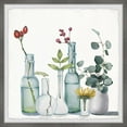 thumbnail image 1 of Parvez Taj Clear Bottles Framed Wall Art, 1 of 6