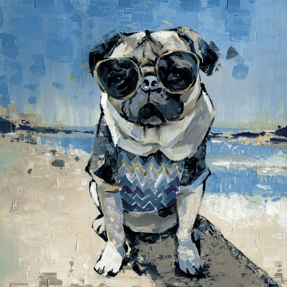 Parvez Taj Cool Pug Canvas Wall Art