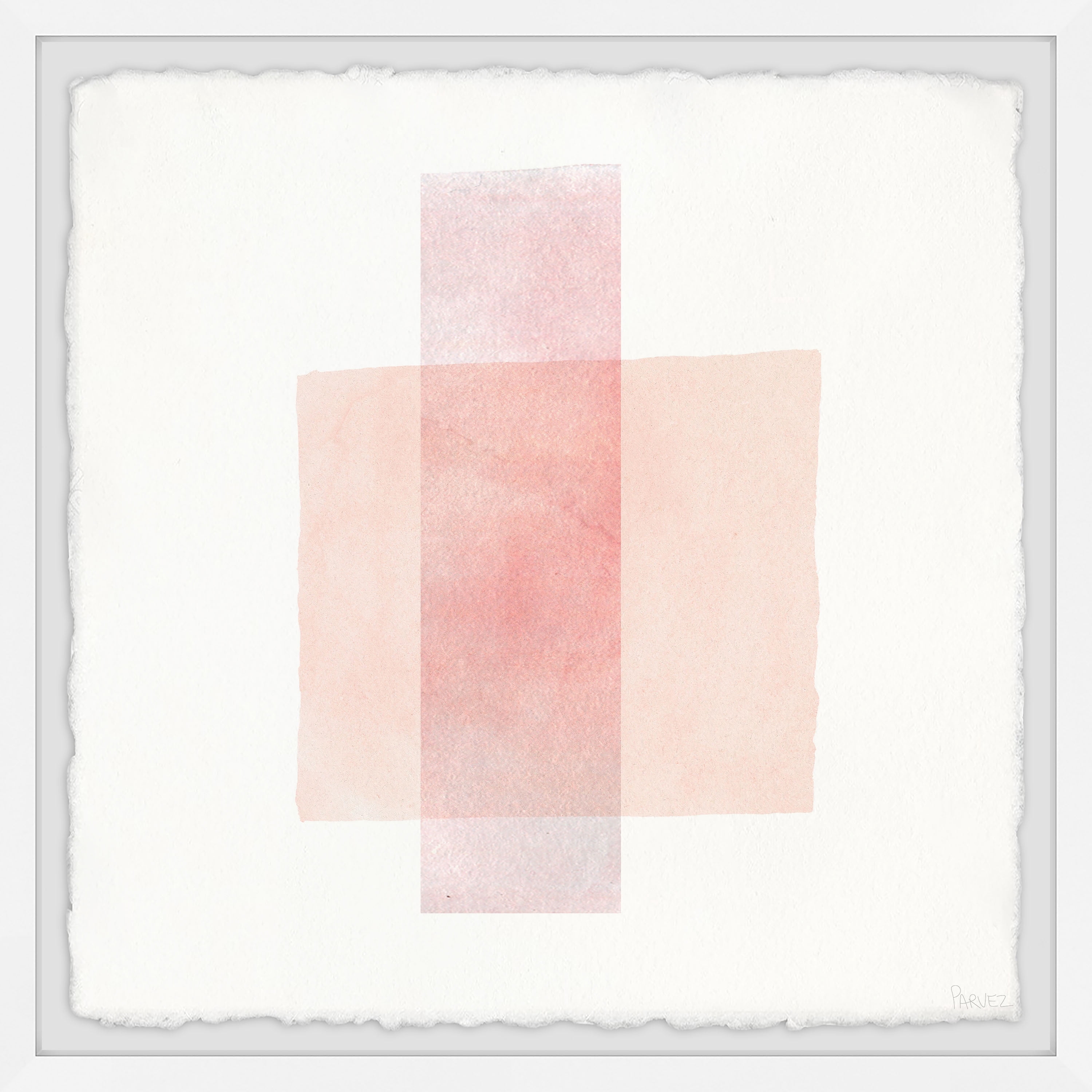 Parvez Taj Crossing Red Line Framed Wall Art