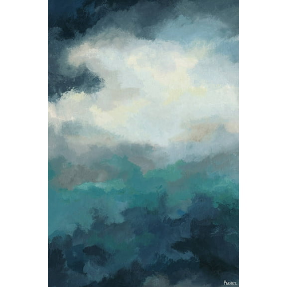 Parvez Taj Dark Forest Clouds Canvas Wall Art