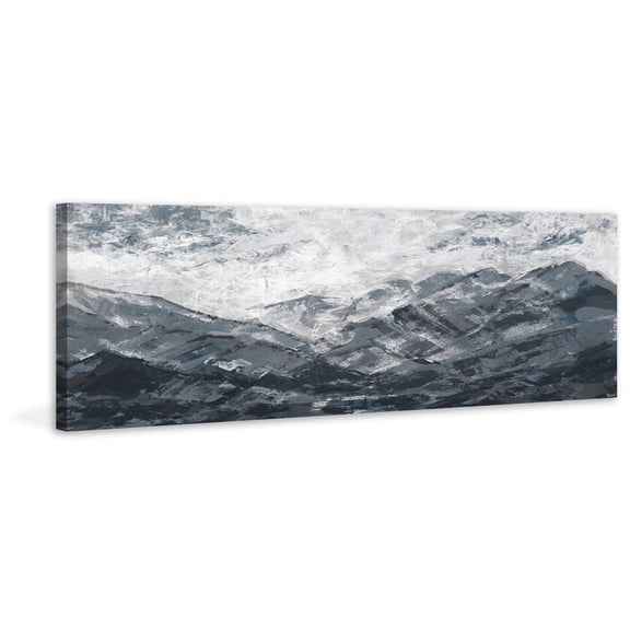 Parvez Taj "Dark Ocean II" Painting Print on Wrapped Canvas