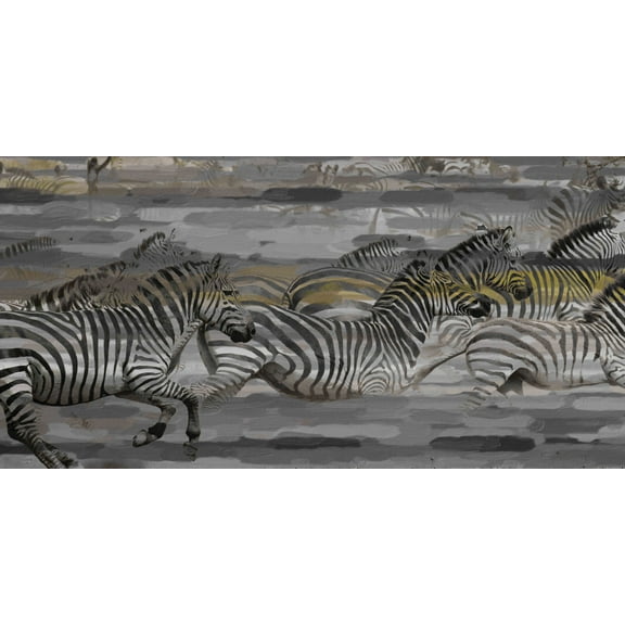 Parvez Taj "Dashing Zeal" Print on Canvas