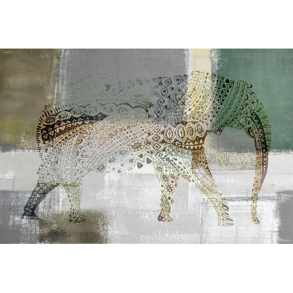 Parvez Taj Decorative Elephant Canvas Wall Art, 16" x 24"