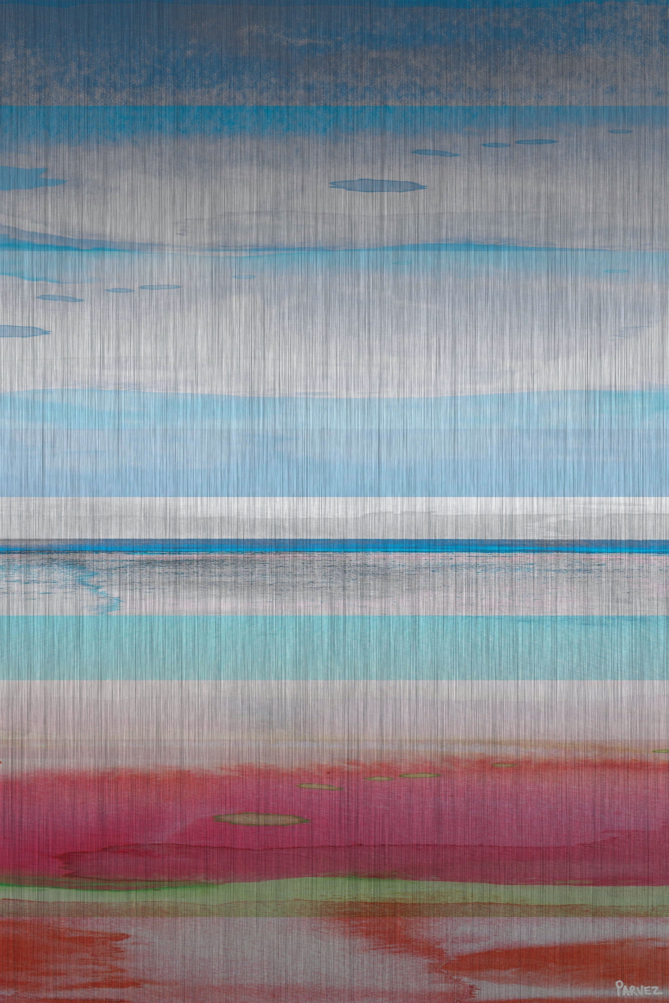 Parvez Taj "Dhermi" Print on Brushed Aluminum