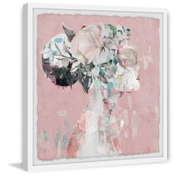 Parvez Taj Elegant Bun III Framed Wall Art, 12" x 12"