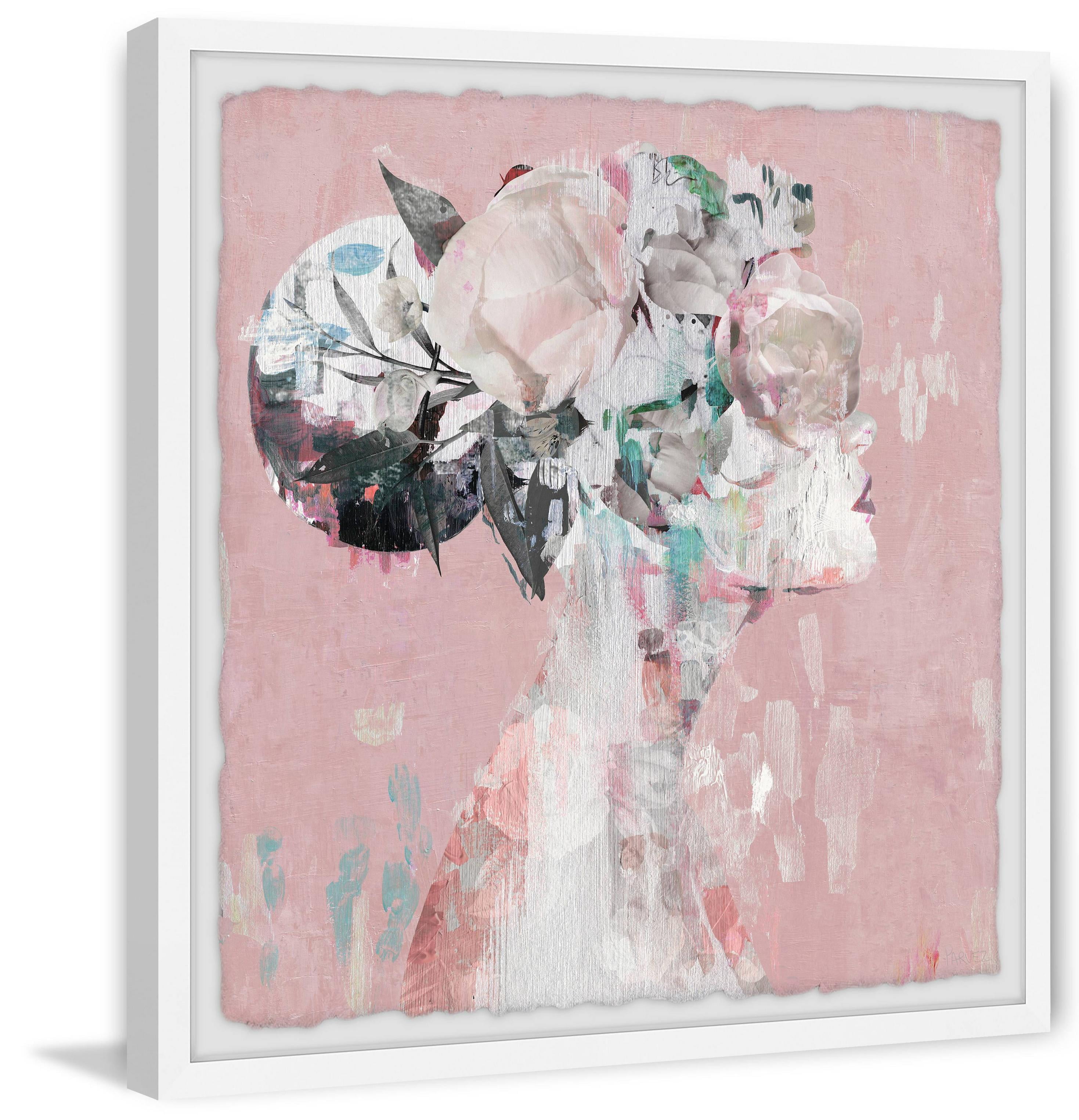 Parvez Taj Elegant Bun III Framed Wall Art, 24" x 24"