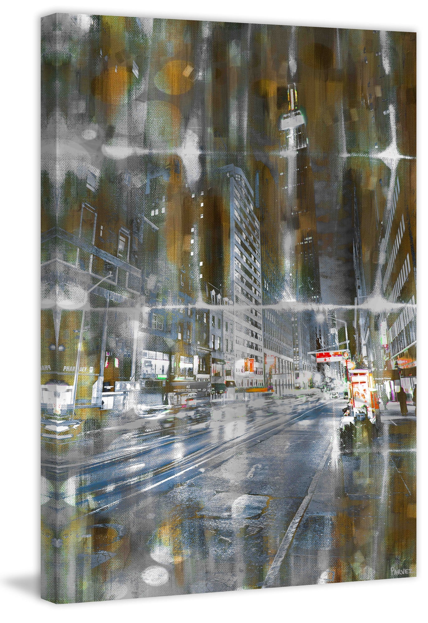 Parvez Taj "End of the Street" Print on Canvas
