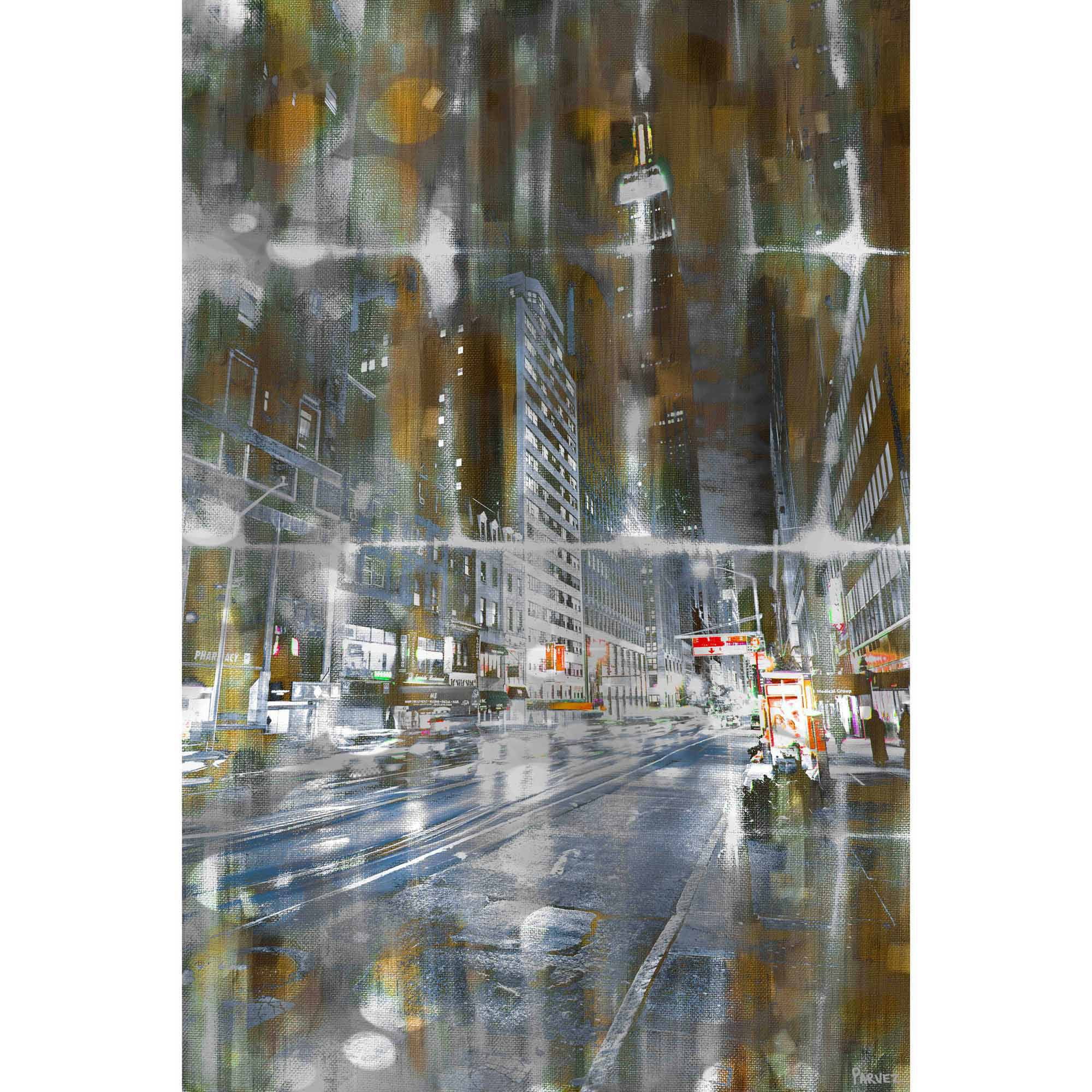Parvez Taj "End of the Street" Print on Canvas