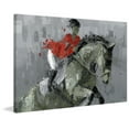 thumbnail image 1 of Parvez Taj "Equestrian Trick Riding" Painting Print on Wrapped Canvas, 1 of 7