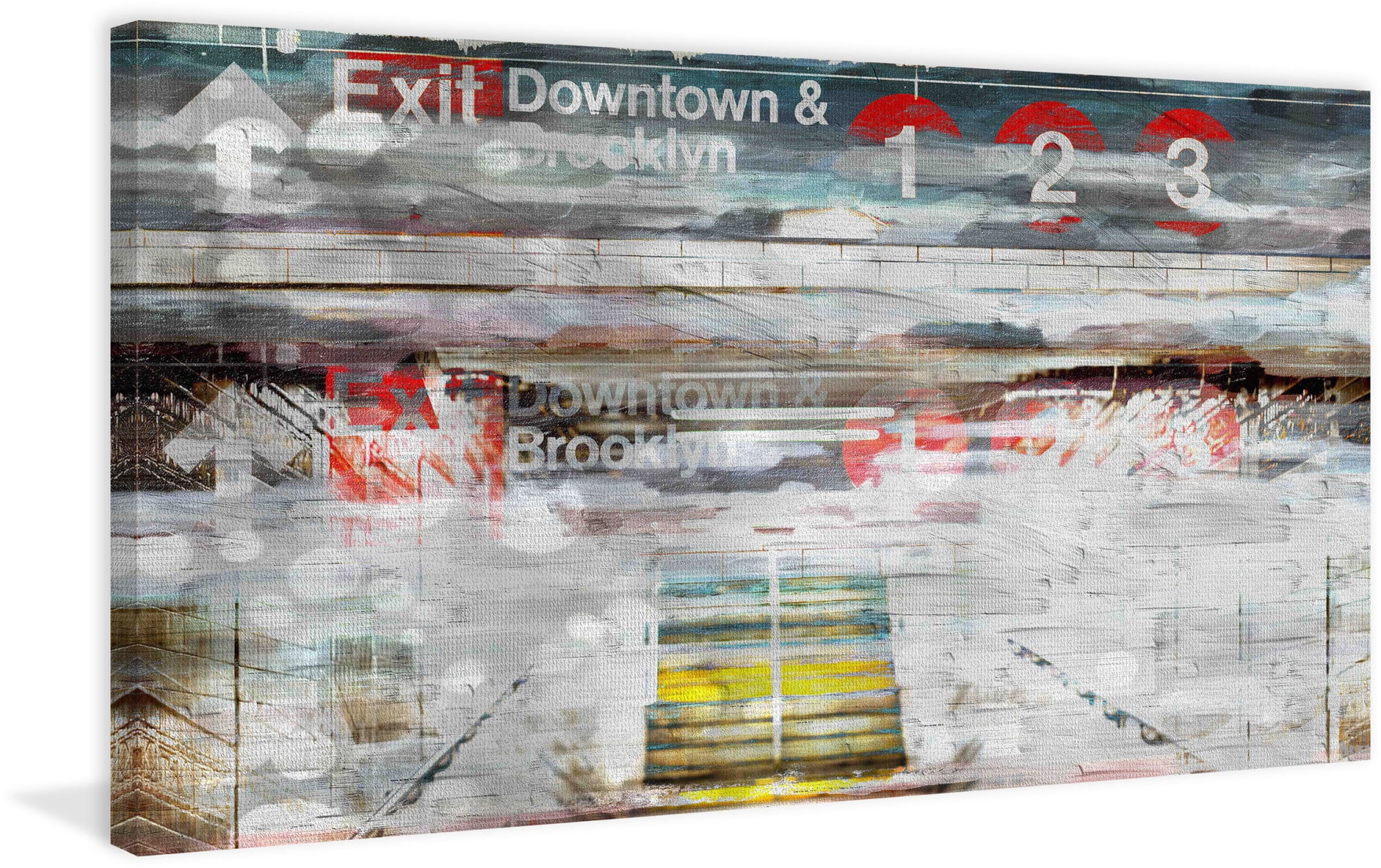 Parvez Taj "Exit Downtown" Print on Canvas