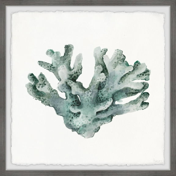 Parvez Taj Faded Coral Framed Wall Art