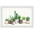 thumbnail image 1 of Parvez Taj Fancy Potted Cactus Framed Wall Art, 1 of 6