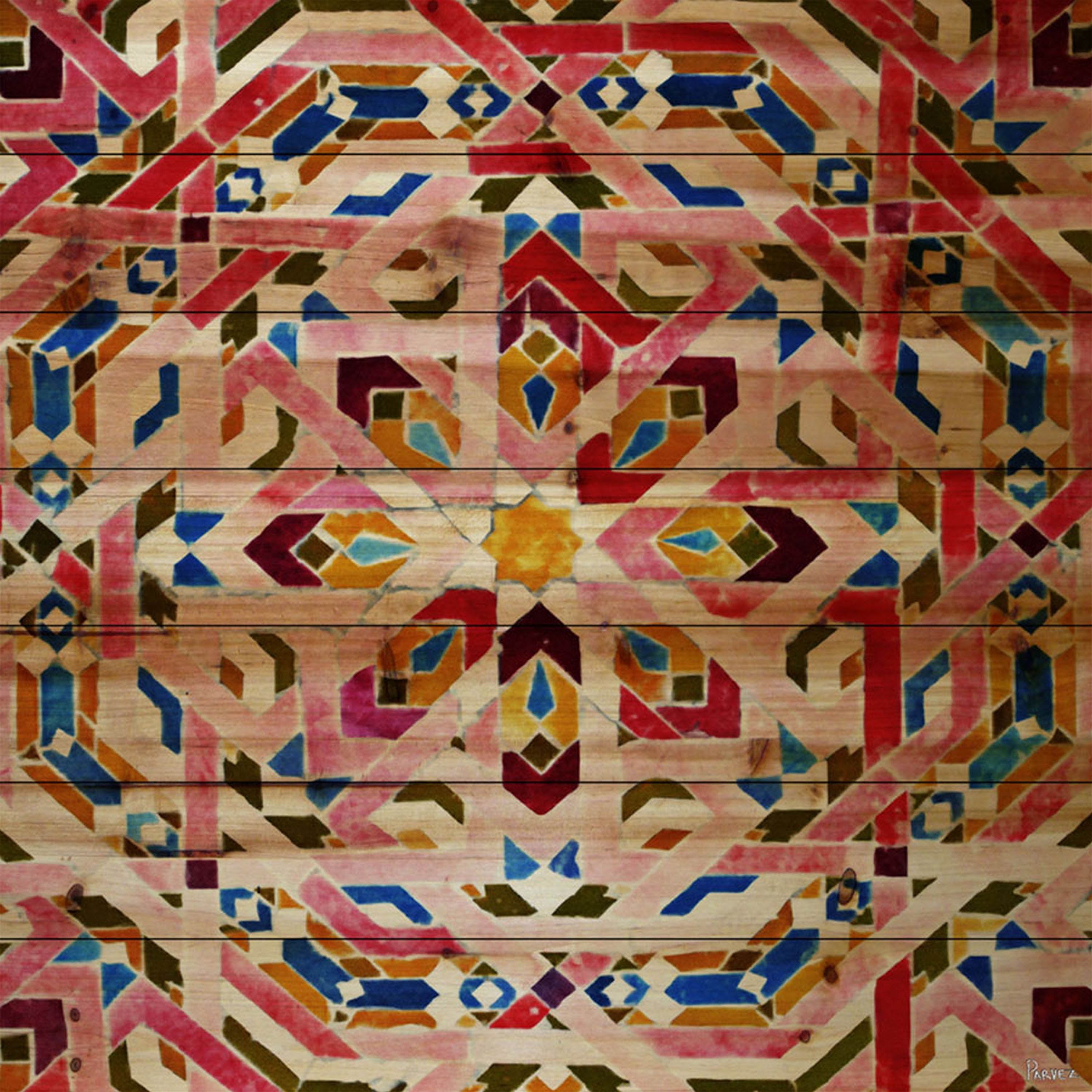 Parvez Taj Farnatchi Pinewood Wall Art, 48" x 48"
