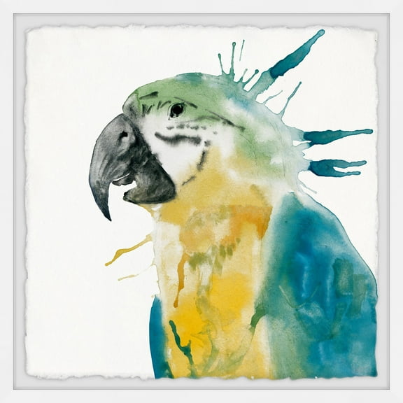 Parvez Taj Festive Parrot Framed Wall Art