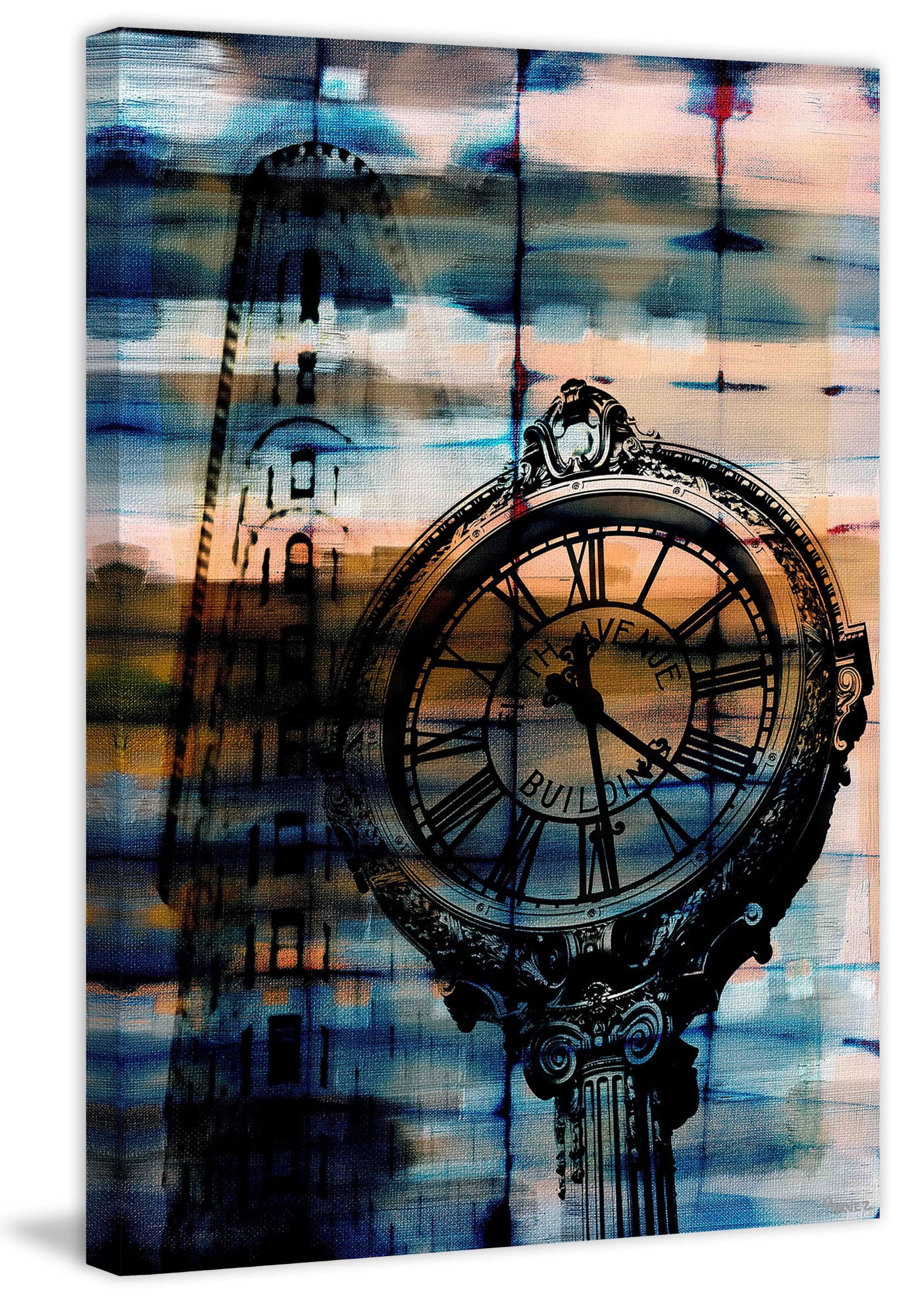 Parvez Taj "Fifth Avenue Building" Print on Canvas