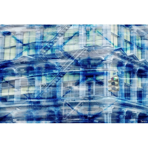 Parvez Taj "Fire Escapes" Print on Canvas