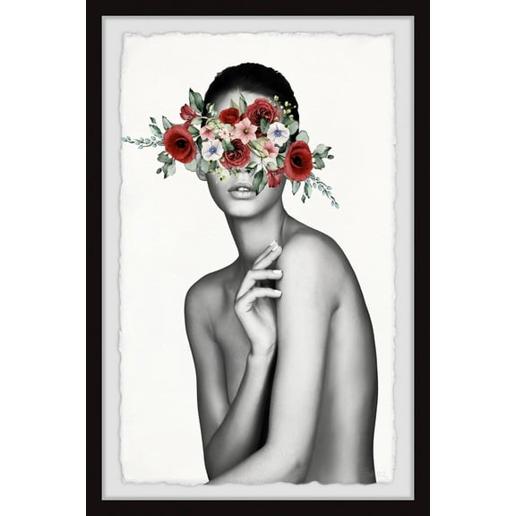 Parvez Taj Floral Eyes Framed Wall Art