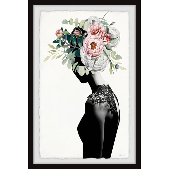 Parvez Taj Floral Turban Framed Wall Art