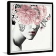 thumbnail image 1 of Parvez Taj Floral and Lipstick Framed Wall Art, 32" x 32", 1 of 6