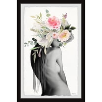 Parvez Taj "Flower Back" Framed Painting Print