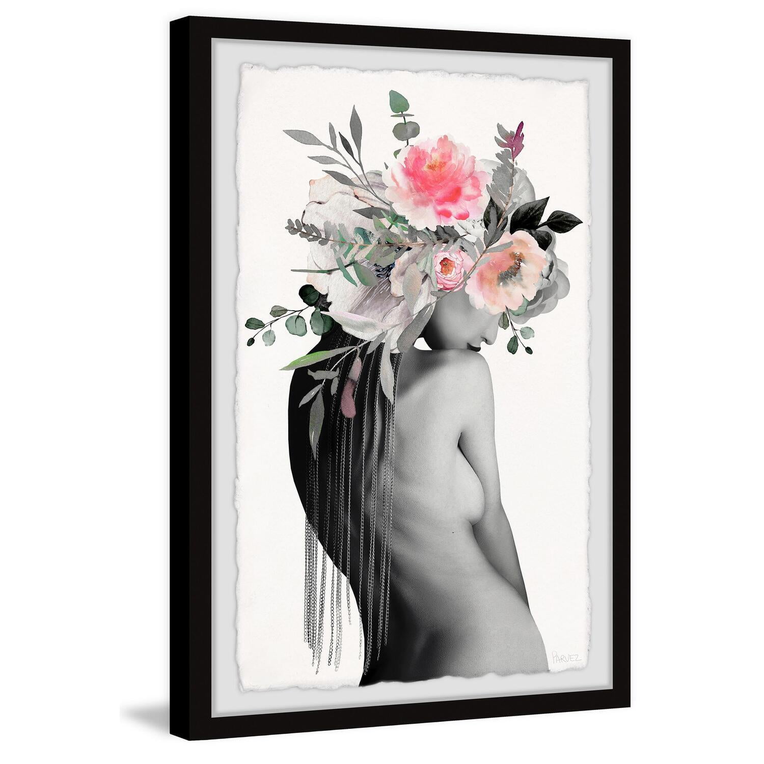 Parvez Taj Flower Veil Framed Wall Art