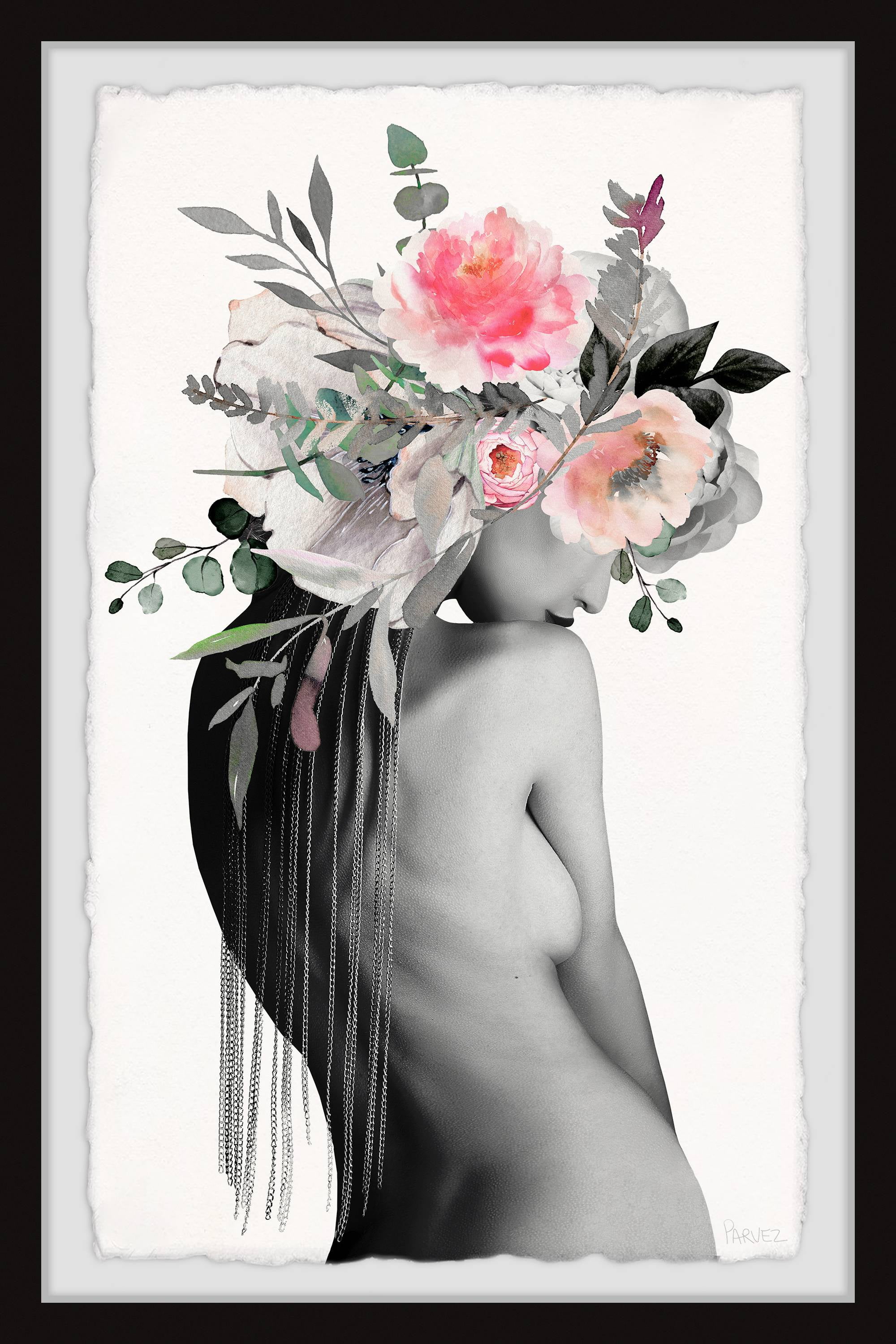 Parvez Taj Flower Veil Framed Wall Art