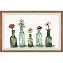 Parvez Taj Flower in a Bottle Framed Wall Art
