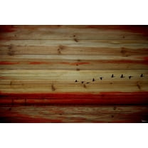 Parvez Taj Flying South Pinewood Wall Art, 8" x 12"