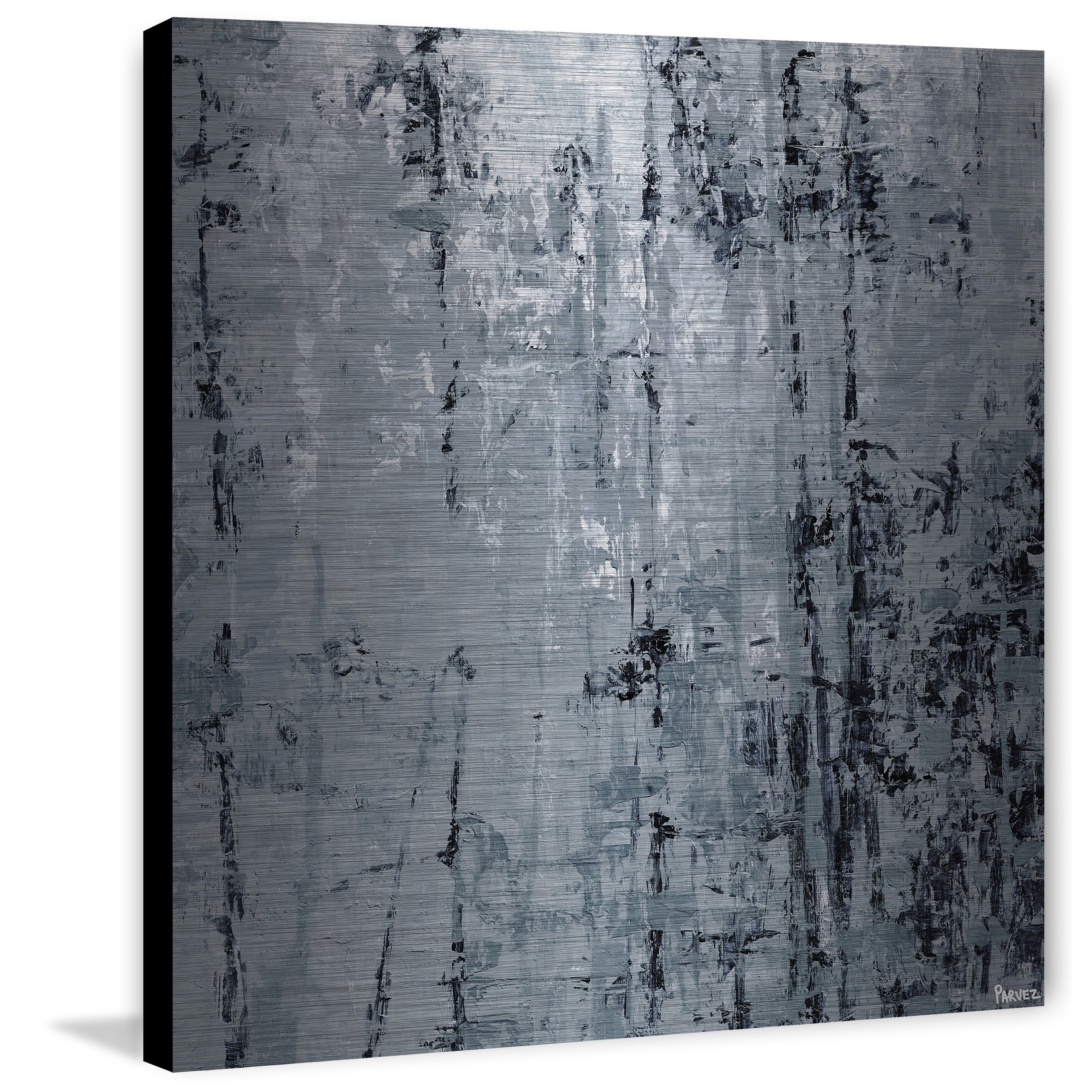 Parvez Taj "Forest Shadow II" Painting Print on Brushed Aluminum