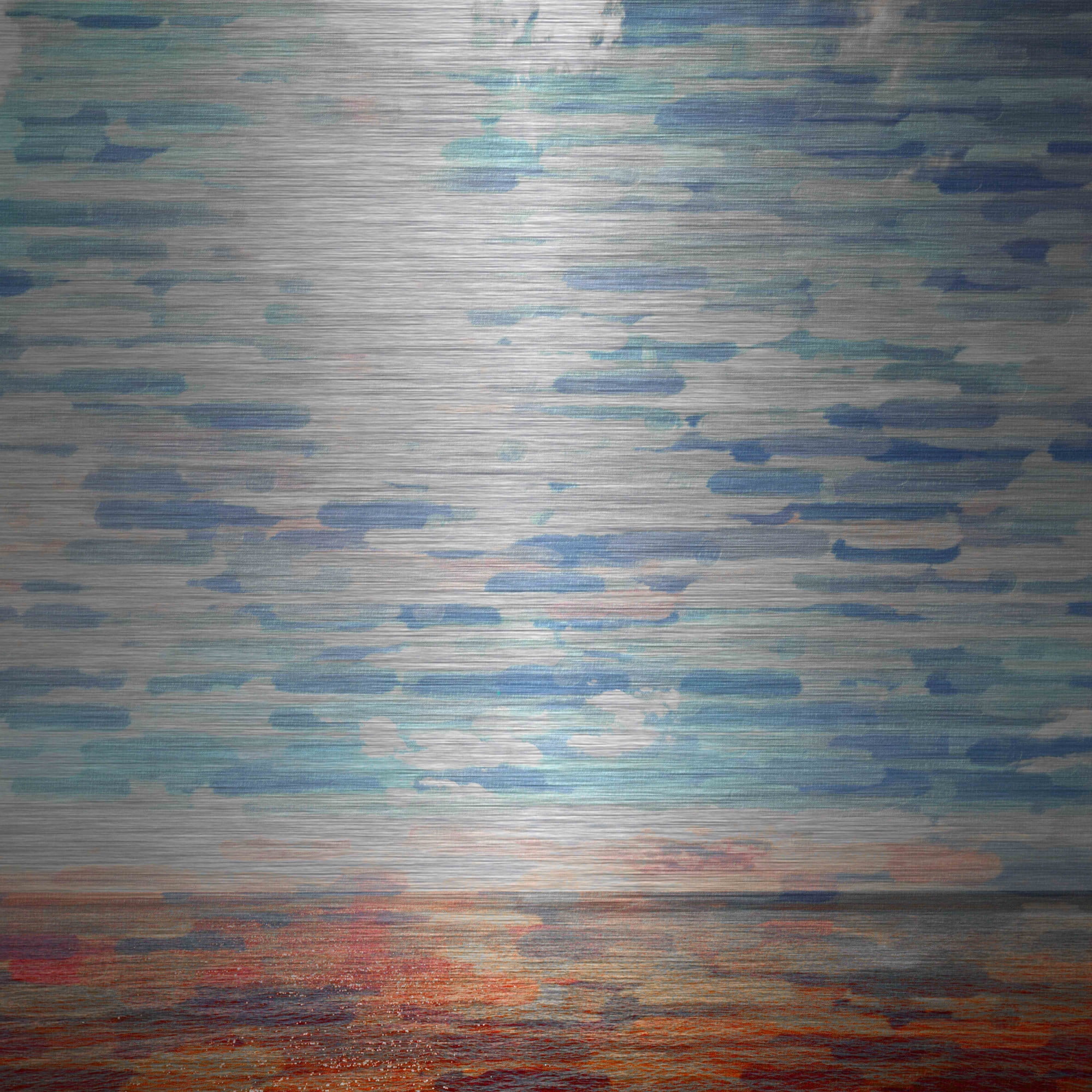 Parvez Taj Forgotten Art Print on Brushed Aluminum