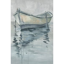 Parvez Taj Gloomy Boat Canvas Wall Art