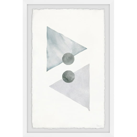 Parvez Taj Gray Arrowhead Framed Wall Art