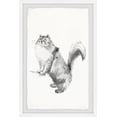 thumbnail image 1 of Parvez Taj Gray Maine Coon Framed Wall Art, 1 of 6