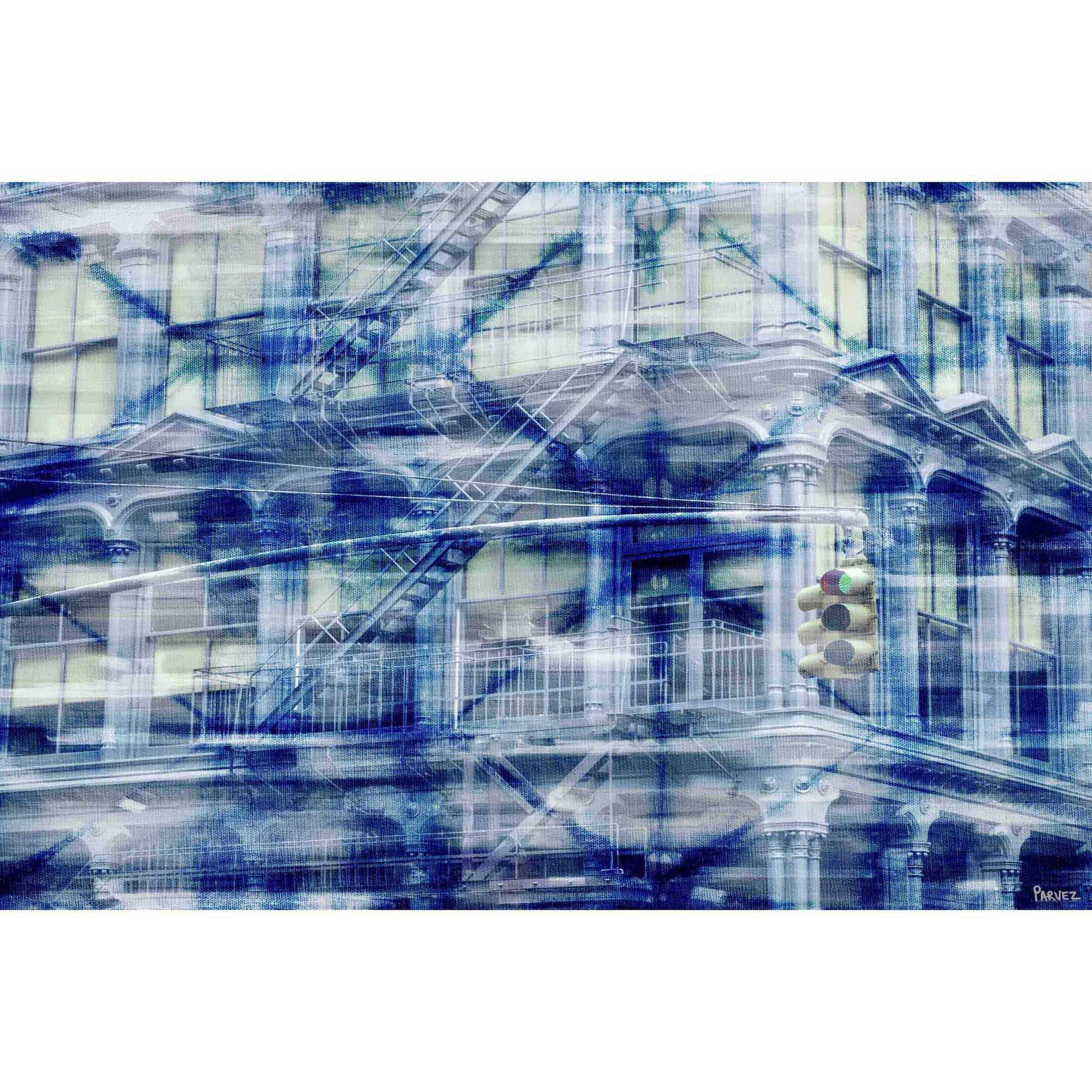 Parvez Taj "Green Light" Print on Canvas
