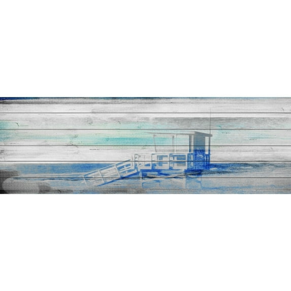 Parvez Taj Guard House White Wood Wall Art