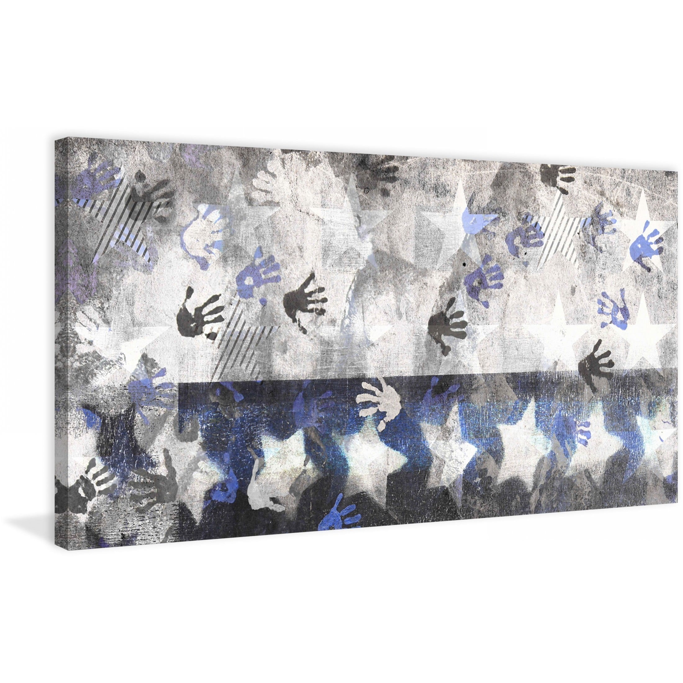 Parvez Taj "Hands Across America" Print on Canvas