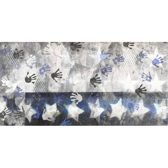 Parvez Taj "Hands Across America" Print on Canvas