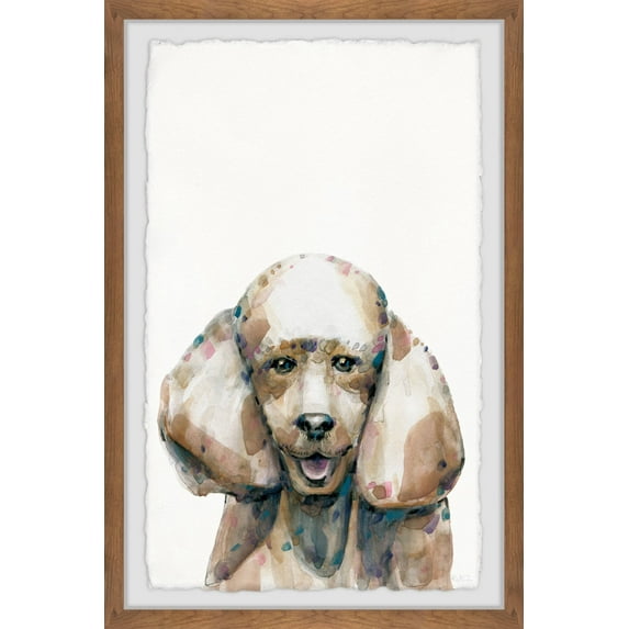 Parvez Taj Happy Poodle Framed Wall Art