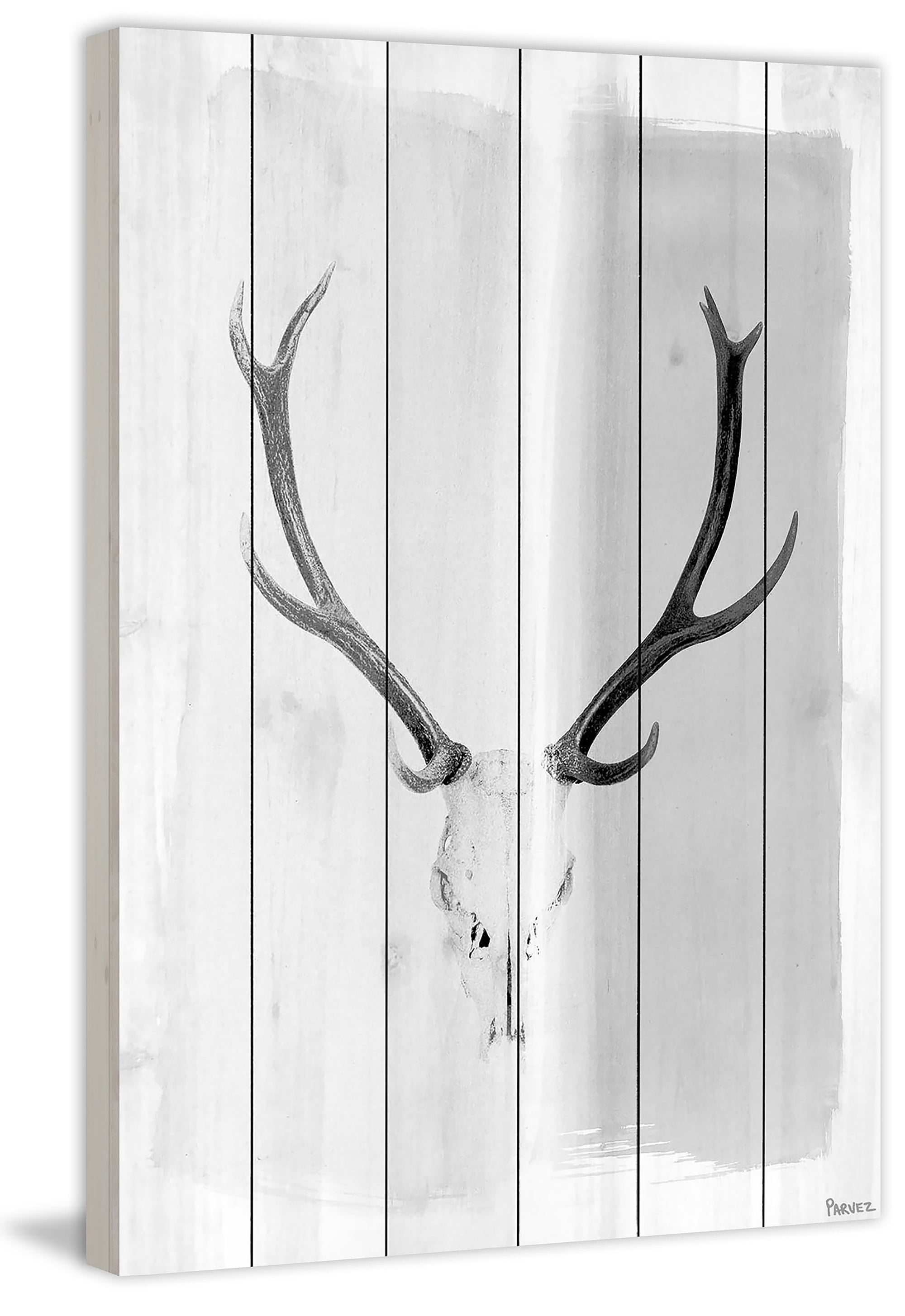 Parvez Taj Head Gear White Wood Wall Art