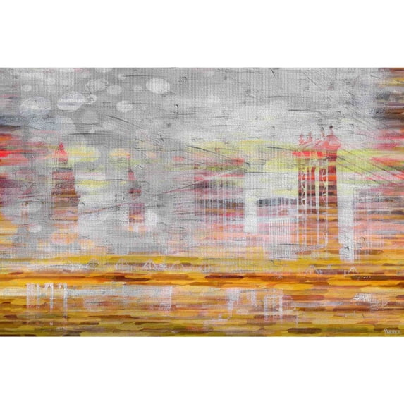 Parvez Taj "Hidden Buildings" Print on Canvas