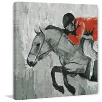 Parvez Taj Horseback Rider Canvas Wall Art