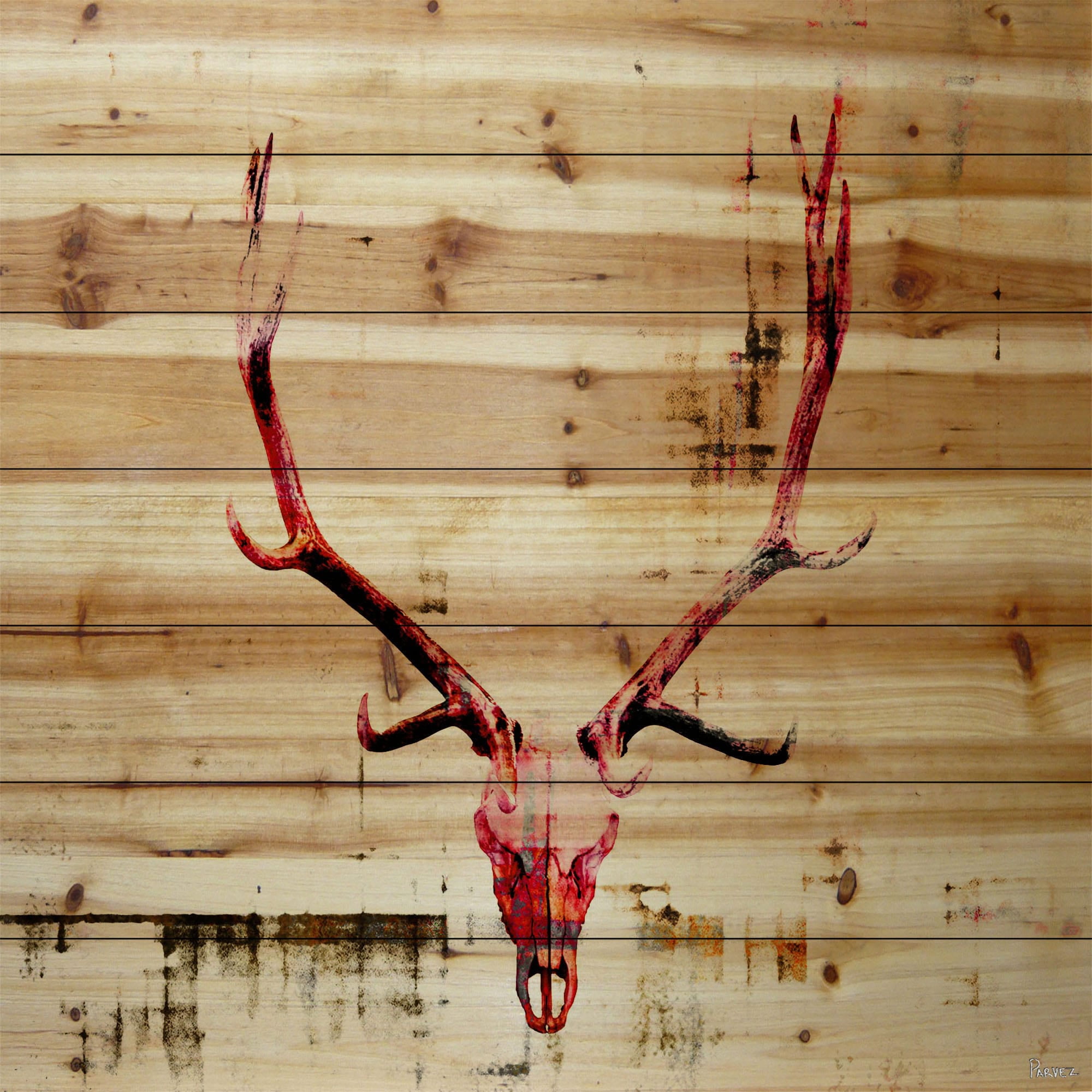Parvez Taj Hot Temper Pinewood Wall Art