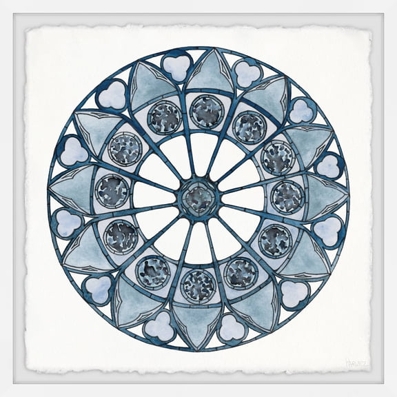 Parvez Taj Ice Cold Circles Framed Wall Art