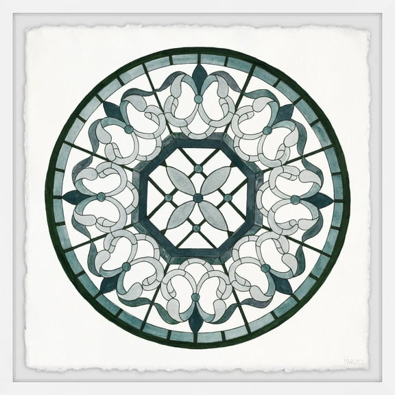Parvez Taj Ice Cold Knots and Blooms Framed Wall Art